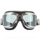 LUNETTE MOTO VINTAGE BULLDOG VERRE BOMBE