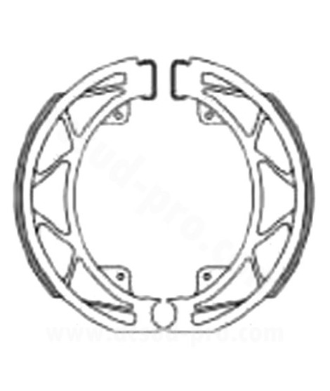 MACHOIRE DE FREIN ARRIERE BRENTA ADAPT. PIAGGIO FLY 50CC 2TPS / 4TPS . LIBERTY 50CC (Ø140 x 25) BR0303