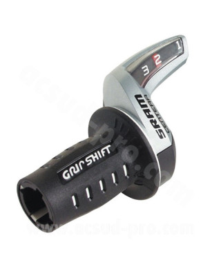 MANETTE DE DERAILLEUR GAUGHE 3V. POIGNEE TOURNANTE SRAM CENTERA - COMPATIBLE SHIMANO