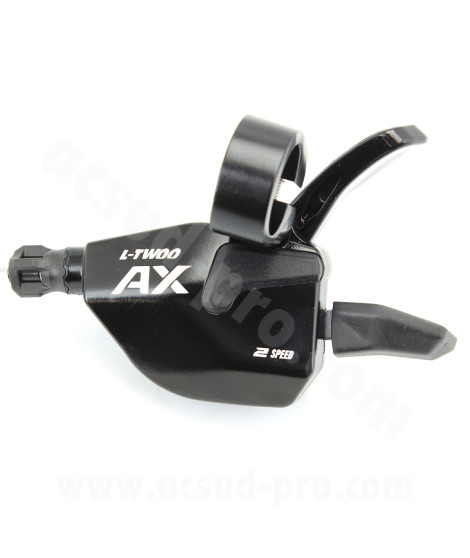 MANETTE DE DERAILLEUR VTT GAUCHE L-TWOO DOUBLE AX 2X12V.