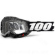 MASQUE/LUNETTES CROSS 100%  ACCURI 2 BLACK CLEAR LENS