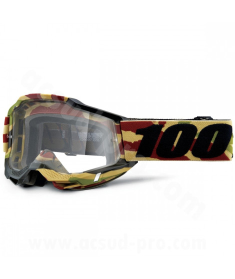 MASQUE/LUNETTES CROSS 100% ACCURI 2 MISSION CLEAR LENS