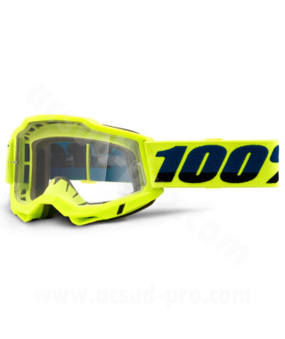 MASQUE/LUNETTES CROSS 100%  ACCURI 2 YELLOW CLEAR LENS