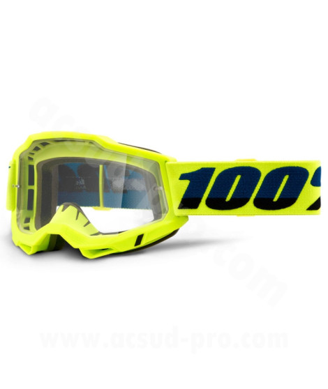MASQUE/LUNETTES CROSS 100%  ACCURI 2 YELLOW CLEAR LENS