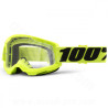 MASQUE/LUNETTES CROSS 100%  STRATA 2 YELLOW CLEAR LENS