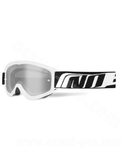 MASQUE/LUNETTES CROSS MOTO NOEND 3.6 SERIES BLANC