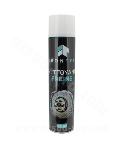 NETTOYANT FREINS  IRONTEK  (AEROSOL DE 600ML) MADE IN FRANCE