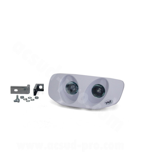 OPTIQUE 2 HALOGENE ADAPT. TYPHOON BLANC *