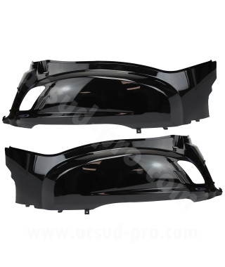 PAIRE CAPOTAGES / CARENAGES ARRIERE ADAPT. SYM FIDDLE 2 50cc 4T 2011-2021 / 125cc 2010-2014 NOIR