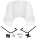 PARE BRISE TNT TYPE VESPA +  KIT DE FIXATION SUR RETROVISEUR (MODELE ECONOMIQUE)