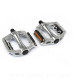 PEDALE VELO BMX WTP ARGENT FILETAGE 1/2 (LA PAIRE)