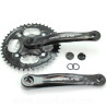 PEDALIER VTT-CITY 22/32/42 7/8V. 170mm ALU NOIR