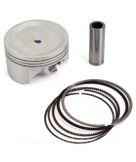 PISTON MAXISCOOTER ADAPT. YAMAHA XMAX -WR-YZF 150CC Ø57 ( SEGMENTS RIK )  (compatible avec cylindre 030316L)