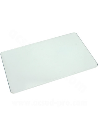 PLAQUE IMMATRICULATION MOTO PLEXIGLASS  210X130 POUR BANDE FILM REFLECTO