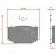 PLAQUETTE DE FREIN MAXISCOOTER BRENTA ADAPT. GILERA RUNNER 125CC / PIAGGIO GTS 12-300CC ARRIERE  (HOMOLOGUEE ECE R90) BR3024