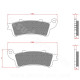 PLAQUETTE DE FREIN MAXISCOOTER BRENTA ADAPT. HONDA PANTHEON 125-150CC 1998-2006 AVANT (HOMOLOGUEE ECE R90) BR3023