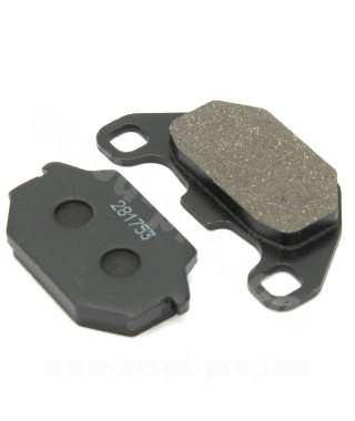PLAQUETTE DE FREIN MAXISCOOTER RB MAX ADAPT. KYMCO AGILITY RT16 / PEOPLE / SUPER 8 / SYM JOYRIDE / HD 125CC