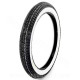 PNEU CYCLOMOTEUR 17" 2.3/4-17 MITAS B7 47J TT /TL  (FLANC BLANC)