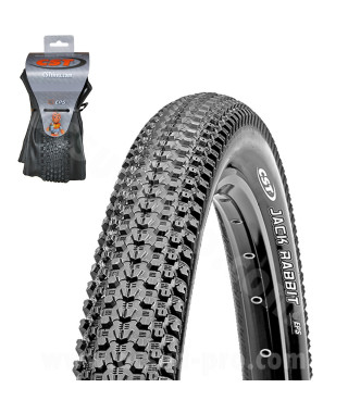 PNEU VELO 26 x 2.00 CST C1747 JACK RABBIT TUBELESS AVEC BANDE ANTI-CREVAISON NOIR TRINGLE SOUPLE TS (50 - 559)