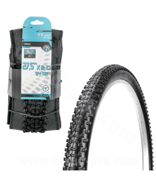 PNEU VELO 27.5 x 2.10 NOIR TRINGLE SOUPLE TS (54-584)