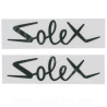 POCHETTE 2 AUTOCOLLANTS ADAPT. SOLEX" NOIR