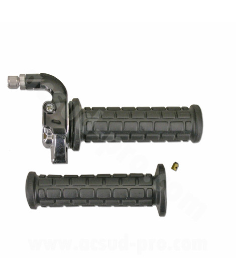 POIGNEE GAZ TARGA CHROMEE / NOIR REF M.84 CH