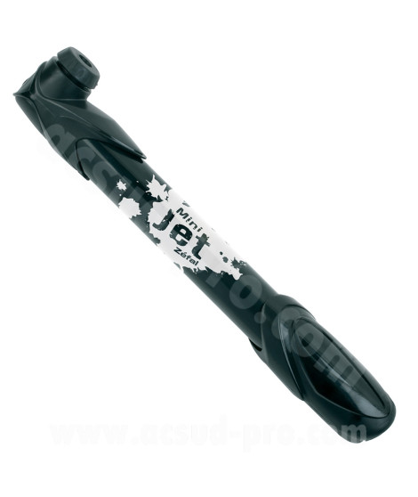 POMPE VELO MINI ROUTE/VTT ZEFAL MINI JET RESINE NOIR (AVEC FIXATION PORTE BIDON)