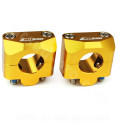 PONTET DE GUIDON NOEND ALU ADAPT. GUIDON Ø28.6 ANODISE OR (LA PAIRE)