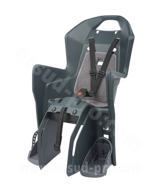 PORTE BEBE ARRIERE POLISPORT FIXATION SUR PORTE BAGAGE KOOLAH NOIR/GRIS