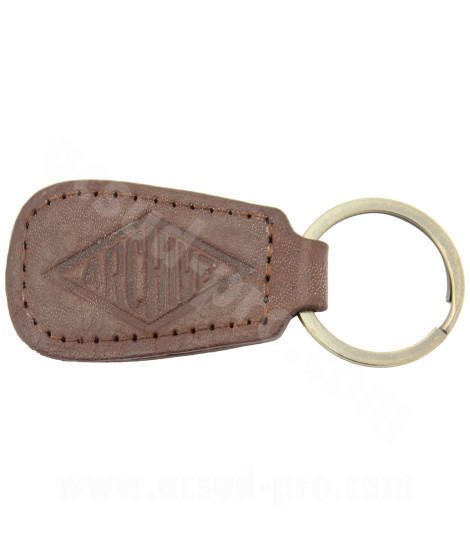 PORTE CLES ARCHIVE MOTORCYCLE  EN CUIR DE BUFFLE