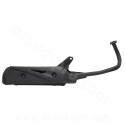 POT D'ECHAPPEMENT COMPLET ADAPT. SCOOTER GY6 4T 50cc 10 POUCES EURO 3 / TNT MOTOR ROMA EURO 3 (139 QMB/A)