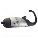 POT D'ECHAPPEMENT LEOVINCE SCOOT TOURING ADAPT. MBK BOOSTER /  STUNT / YAMAHA BWS / SLIDER (5516)
