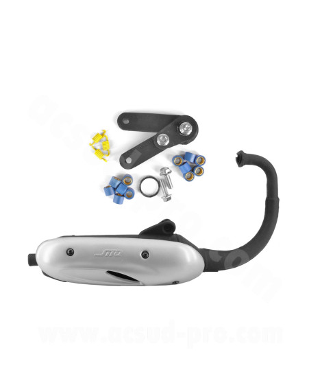 POT D'ECHAPPEMENT SITO SCOOT ADAPT. MBK 50 STUNT/YAMAHA 50 SLIDER (REF 0590 - SITO PLUS)