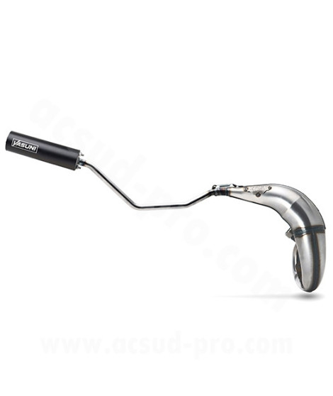 POT D'ECHAPPEMENT YASUNI PASSAGE HAUT DROIT - CROSS ML 2T ALU POUR SHERCO 50SE-R. 50SE-RS. 50SM-R. 50SM-RS (TUB807TA-D72)