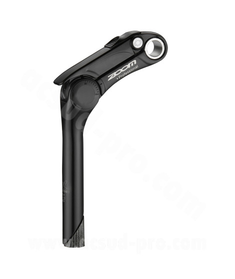 POTENCE PLONGEUR VTC REGLABLE 0-90° 180mm  Ø25.4mm ZOOM ALU