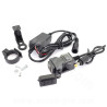 PRISE CHARGEUR DOUBLE USB UNIVERSEL SCOOTER / MOTO avec interrupteur (5V-2.1A-5V-1A) (FIXATION GUIDON OU RETROVISEUR)