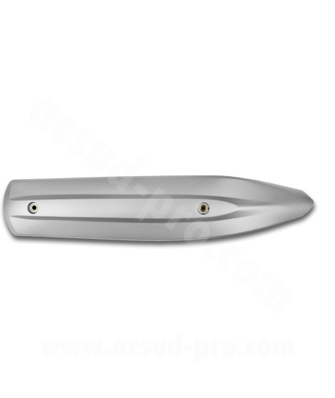 PROTECTION POT ECHAPPEMENT MAXISCOOTER RB MAX SILVER ADAPT. YAMAHA MAJESTY 400 2004-2006 (ENTRAXE 268mm)