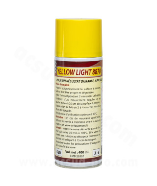 RESTOM YELLOWLIGHT 8870 VERNIS JAUNE POUR VERRE DE PHARE