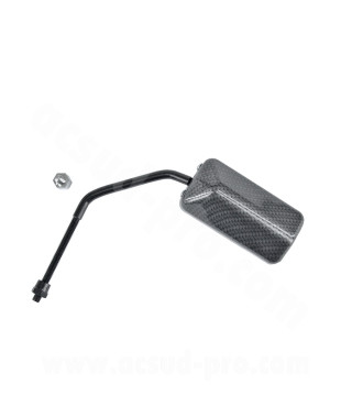 RETROVISEUR F11 REVERSIBLE IMIT CARBONE MAT M8 *