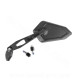 RETROVISEUR PLASTIQUE NOIR REVERSIBLE UNIVERSEL M8 / M10 HOMOLOGUE