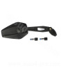 RETROVISEUR PLASTIQUE NOIR REVERSIBLE UNIVERSEL M8 / M10 HOMOLOGUE