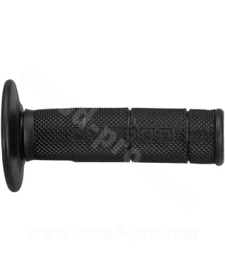 REVETEMENT POIGNEE DOMINO OFF ROAD / SCOOTER 120-123mm SEMI GAUFFRE (LA PAIRE)
