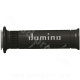 REVETEMENT POIGNEE DOMINO ROAD BI-COMPOSANTS NOIR / GRIS A250 OPEN END 120-125mm (LA PAIRE)