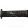 REVETEMENT POIGNEE DOMINO ROAD BI-COMPOSANTS NOIR / GRIS A250 OPEN END 120-125mm (LA PAIRE)