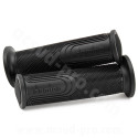 REVETEMENT POIGNEE DOMINO STYLE NOIR / BOUCHE POUR EMBOUT GUIDON / L : 120mm (LA PAIRE)