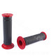 REVETEMENT POIGNEE NOEND SMOOTH NOIR / ROUGE (LA PAIRE)