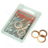 RONDELLES DE CUIVRE M14 PRO SERIES (14 x 20 x 1.50mm) - BOITE DE 6 (Made in Europe)