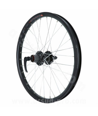 ROUE ARRIÈRE CARGO/E-BIKE VELO KARGO 20" - NOIR VELOX MTB Disc K7 9/10/11V