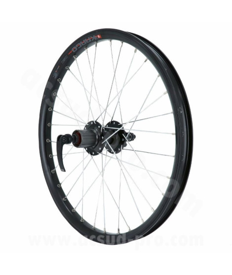 ROUE ARRIÈRE CARGO/E-BIKE VELO KARGO 20" - NOIR VELOX MTB Disc K7 9/10/11V