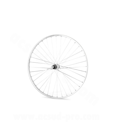 ROUE ARRIERE VELO 700x35 VTC 28" CASSETTE 8/9V. A BLOCAGE (ETRTO 19-622)